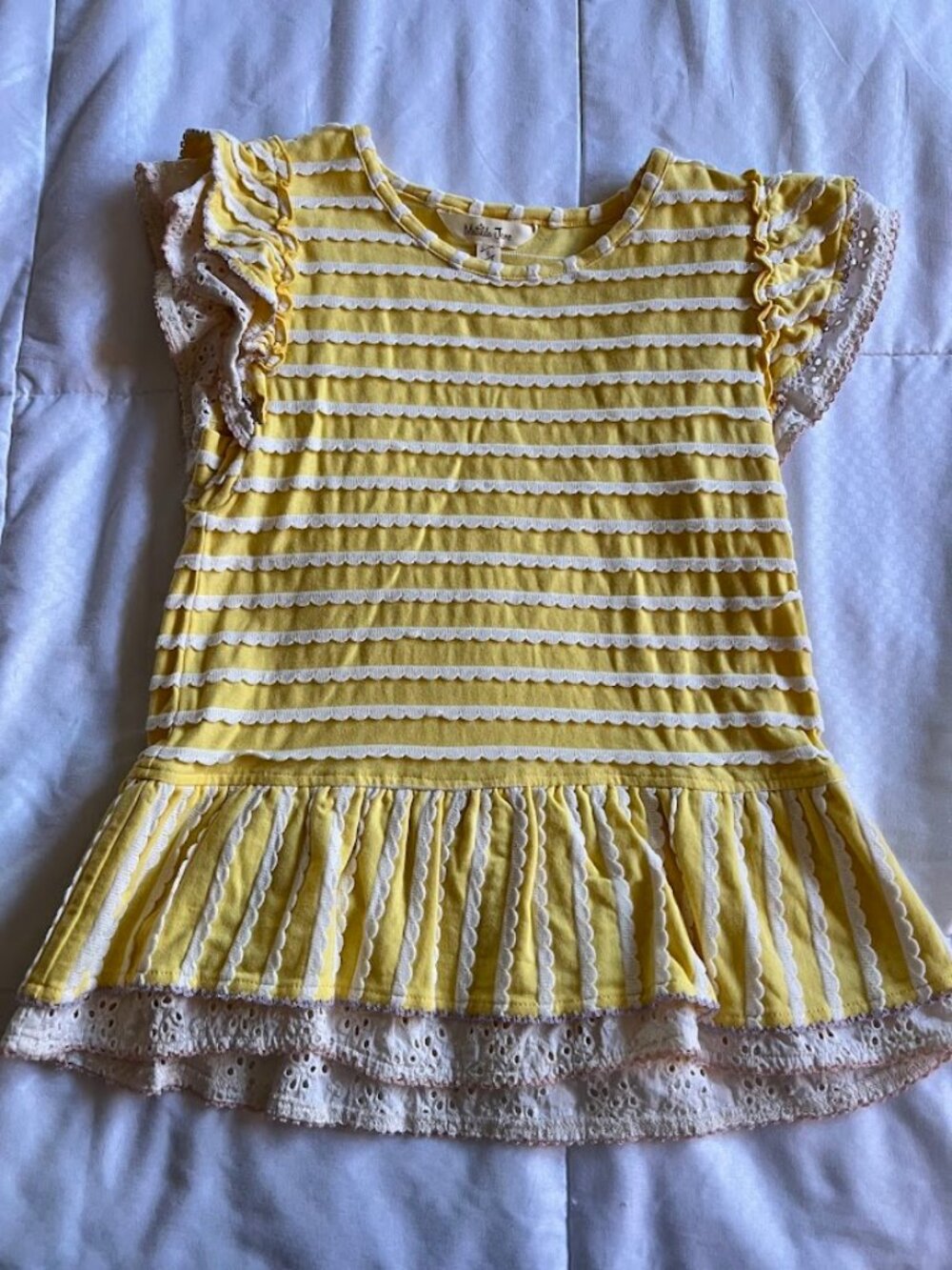 Matilda Jane Clothing Girls Size 8 EUC Sunkissed Knit Top